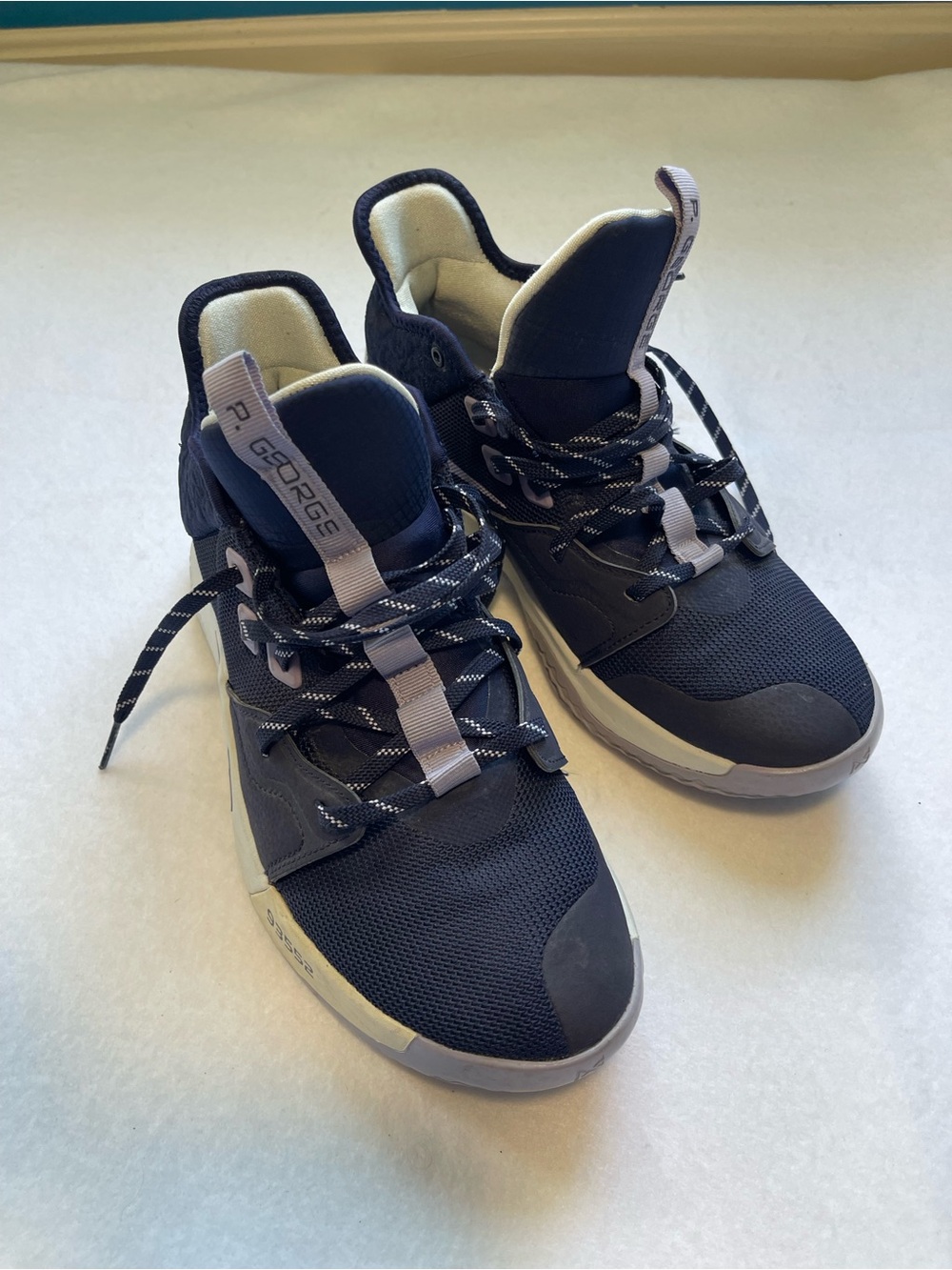 Nike PG 3 Paulette Basketball Shoes Navy Gray Women’s 8.5 Rare - Picture 3 of 8
